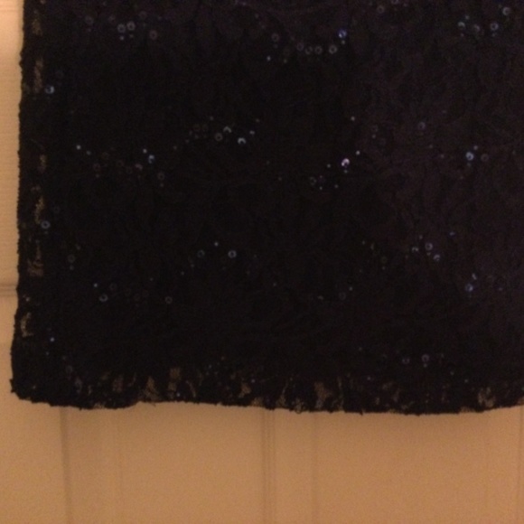 Ralph Lauren black sequins and lace cocktail dress - Picture 3 of 12